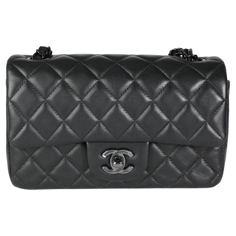 chanel so black mini rectangle price|Mini classic handbag, Lambskin & gold.